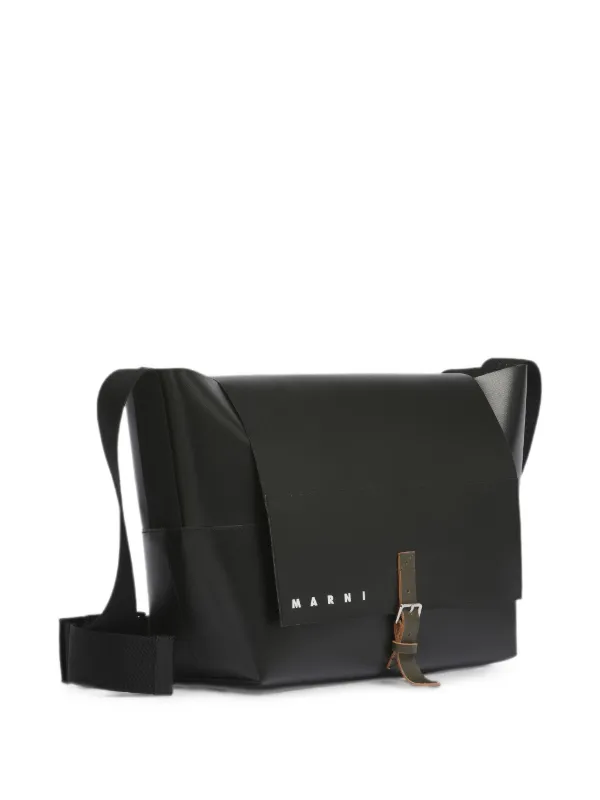 Marni バックル メッセンジャーバッグ | ブラック | FARFETCH JP