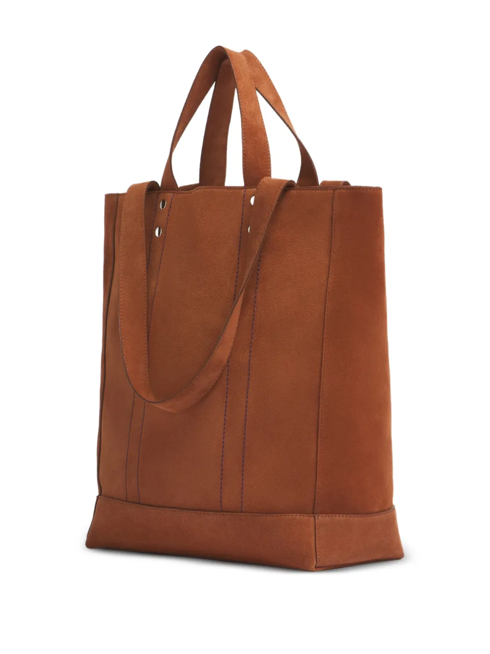 Marni Suède verfraaide shopper Bruin