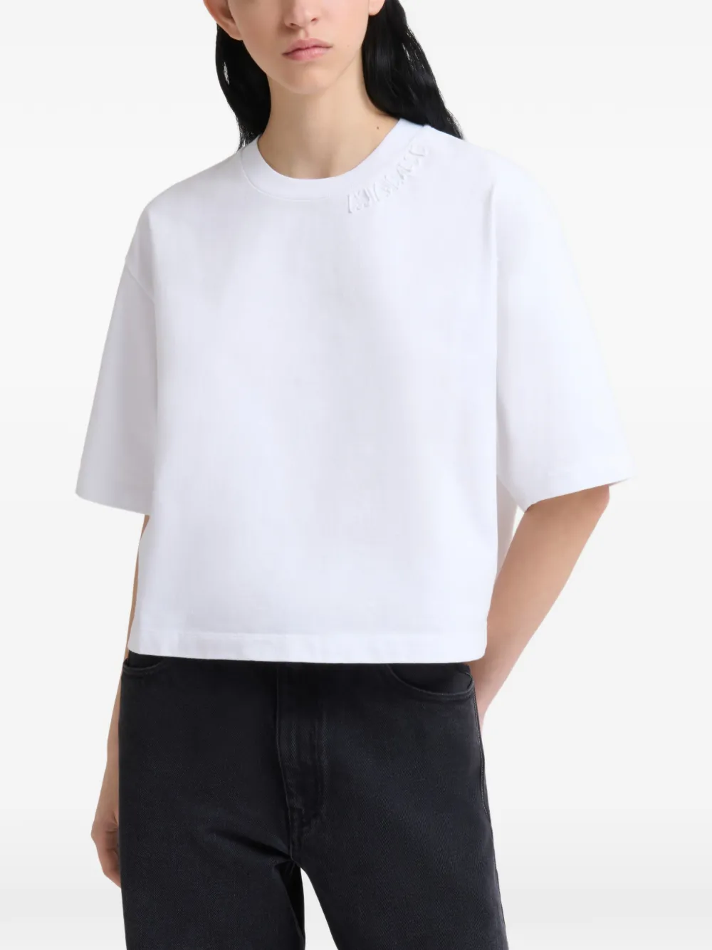 Marni T-shirt met ronde hals Wit