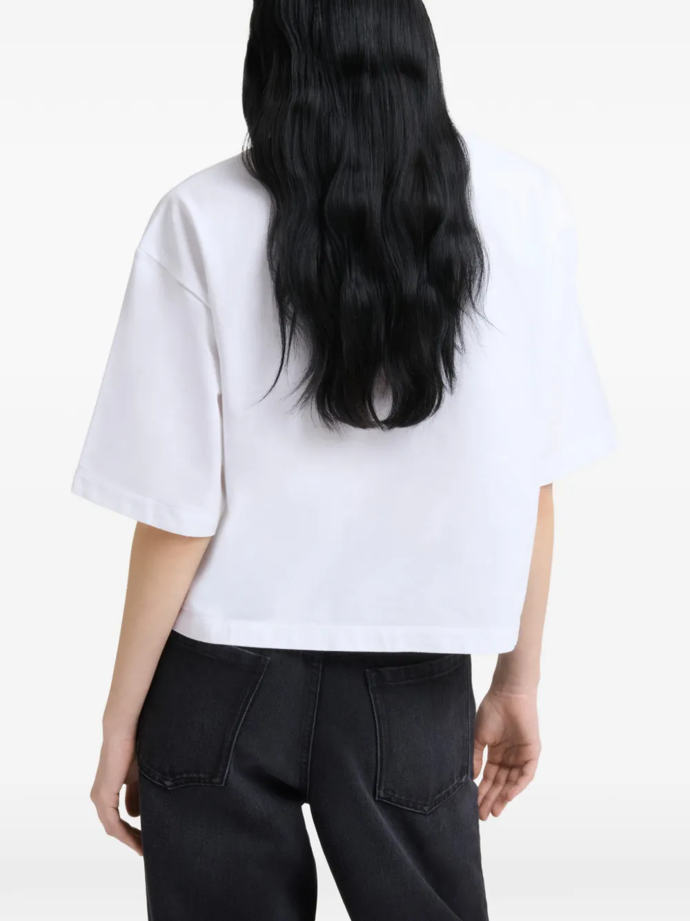 Marni T-shirt met ronde hals Wit