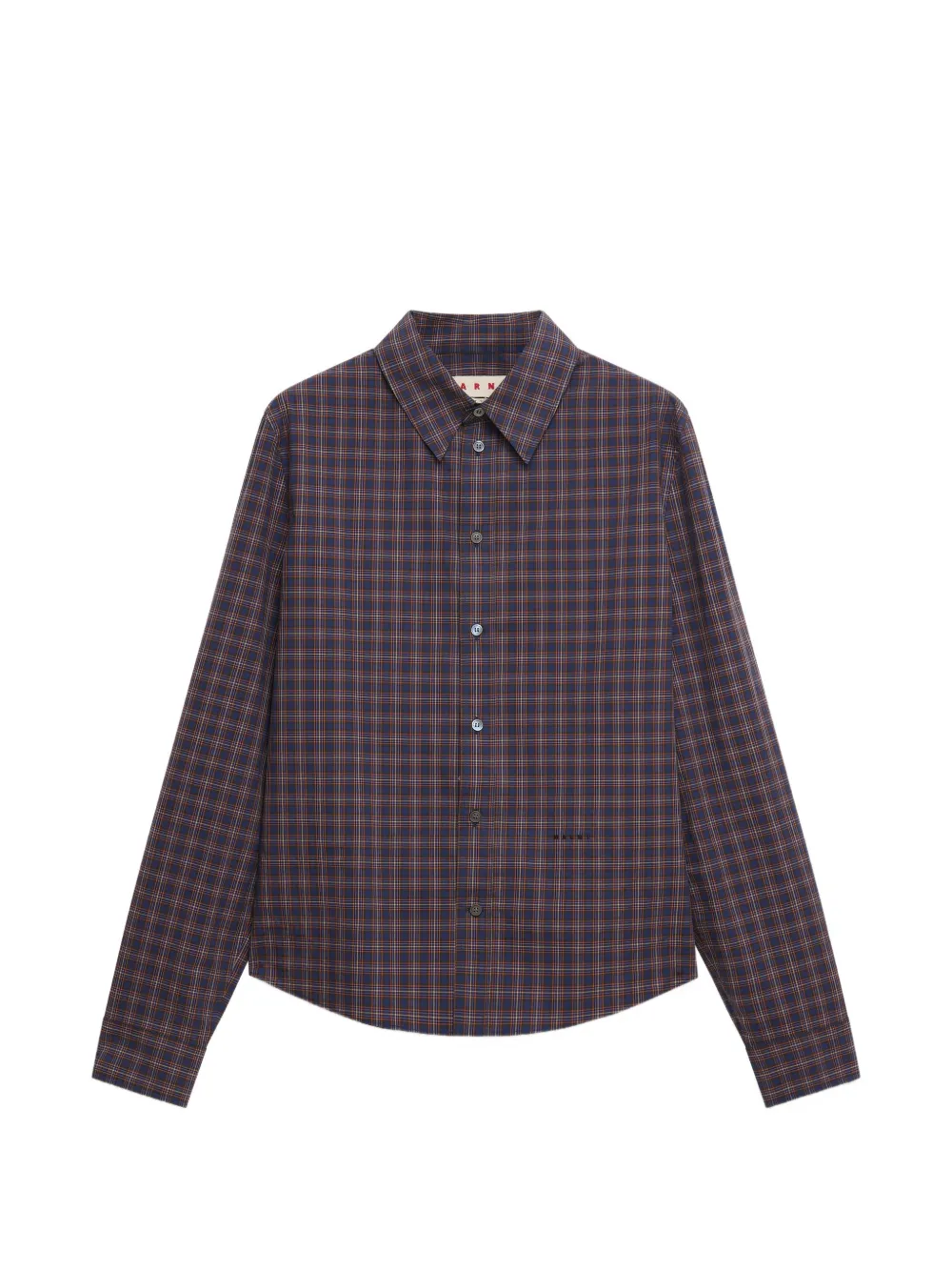 Marni Camicia in cotone a quadri - Blu