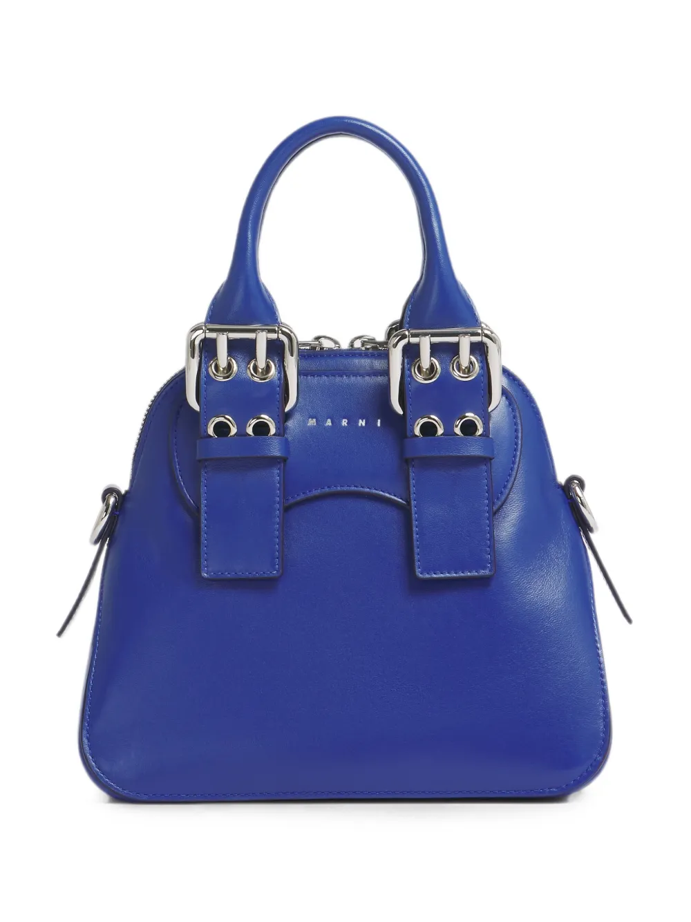 Marni Marsupio piccolo blu in pelle