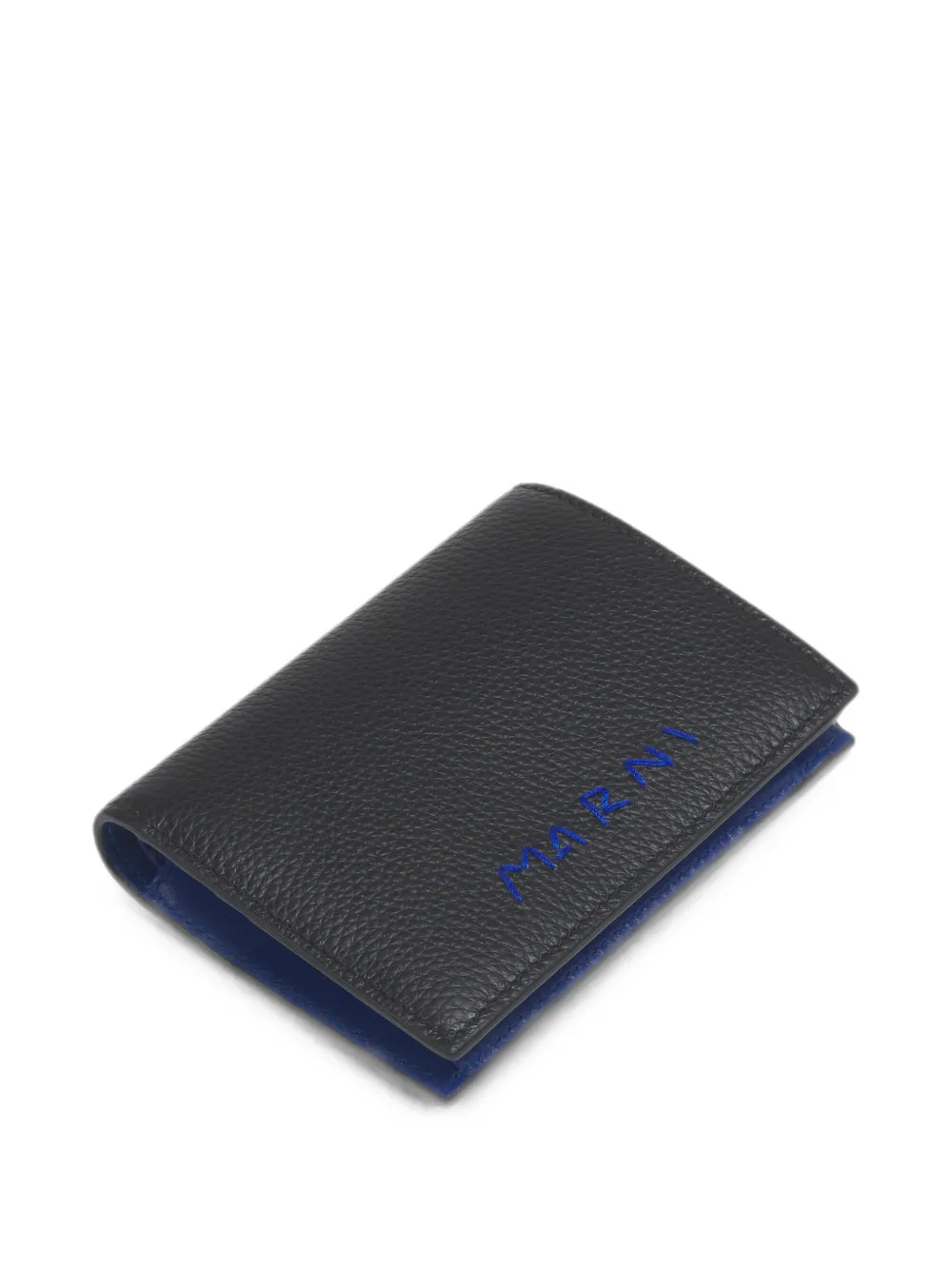 Marni Bifold portemonnee met logo Zwart