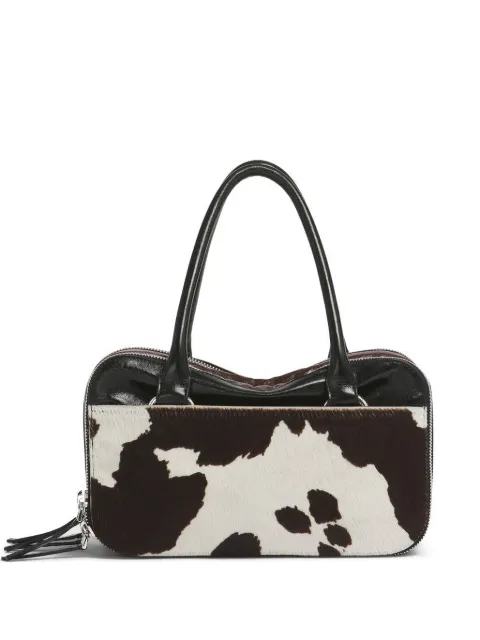 Marni cow-print leather small Boxyne bag