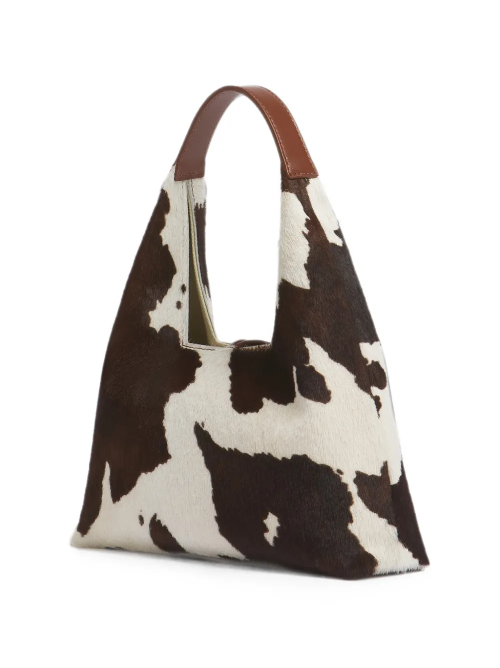 Marni Schoudertas met koeienprint Wit