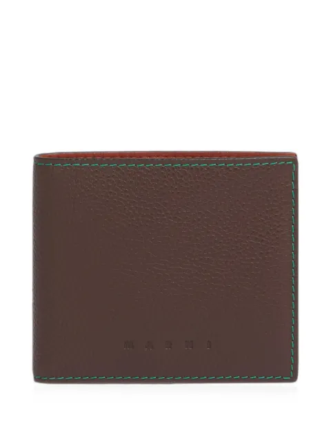 Marni saddle-stitch bifold wallet
