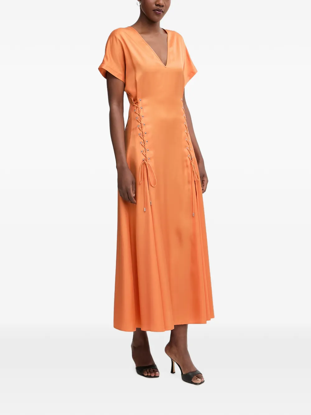 PINKO Jurk van kant Oranje