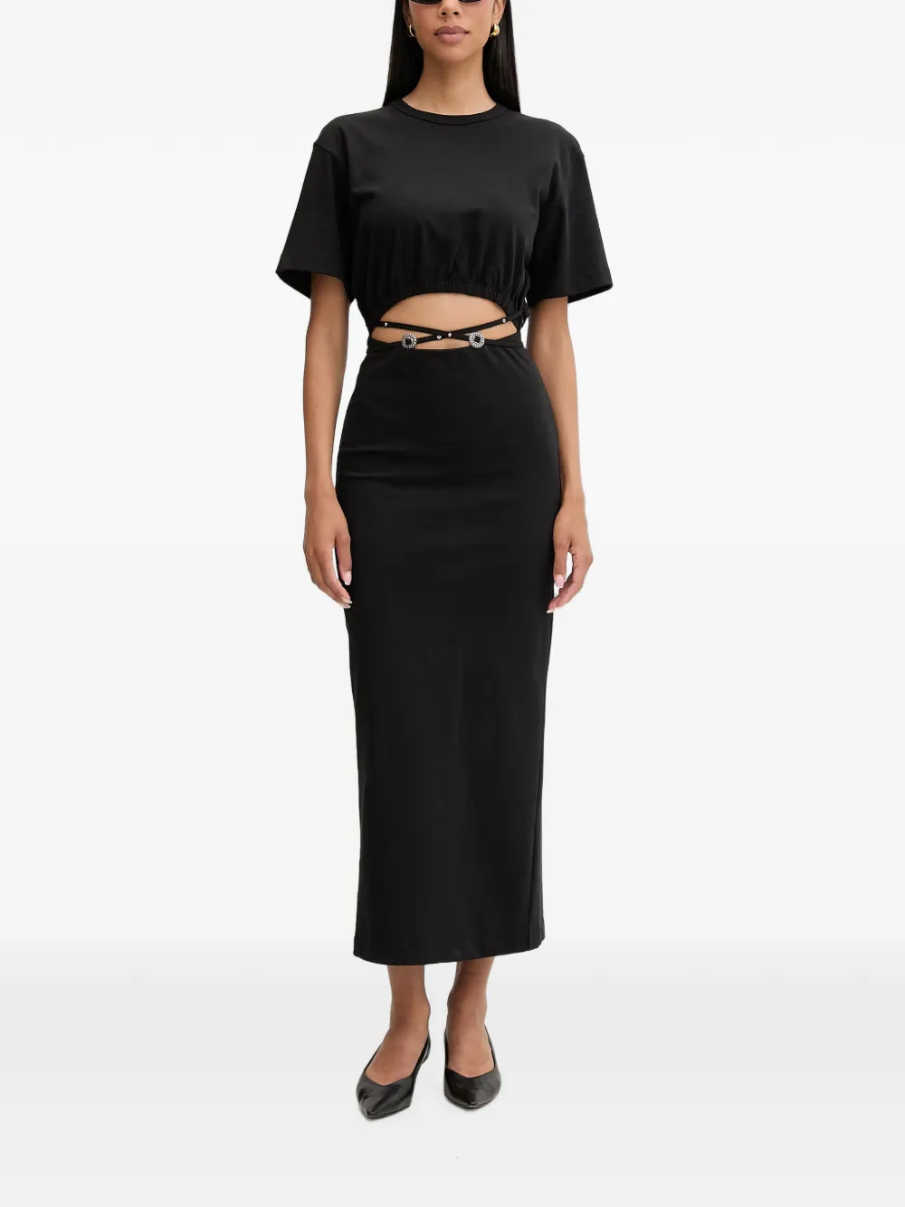 pinko sushi dress Pinko SUSHI ABITO - Cocktail dress / Party dress - beige/nero/beige