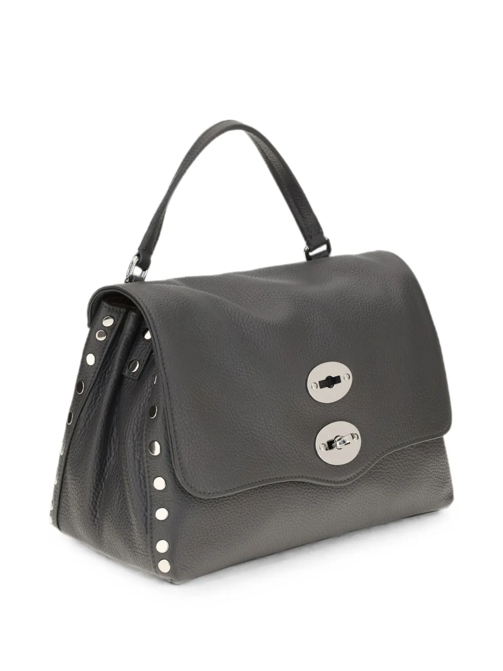 Zanellato Kleine Postina Daily leren tas Grijs