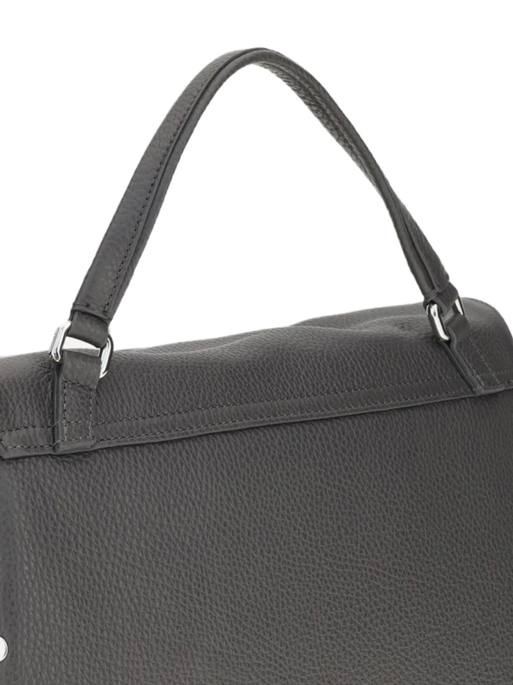 Zanellato Kleine Postina Daily leren tas Grijs