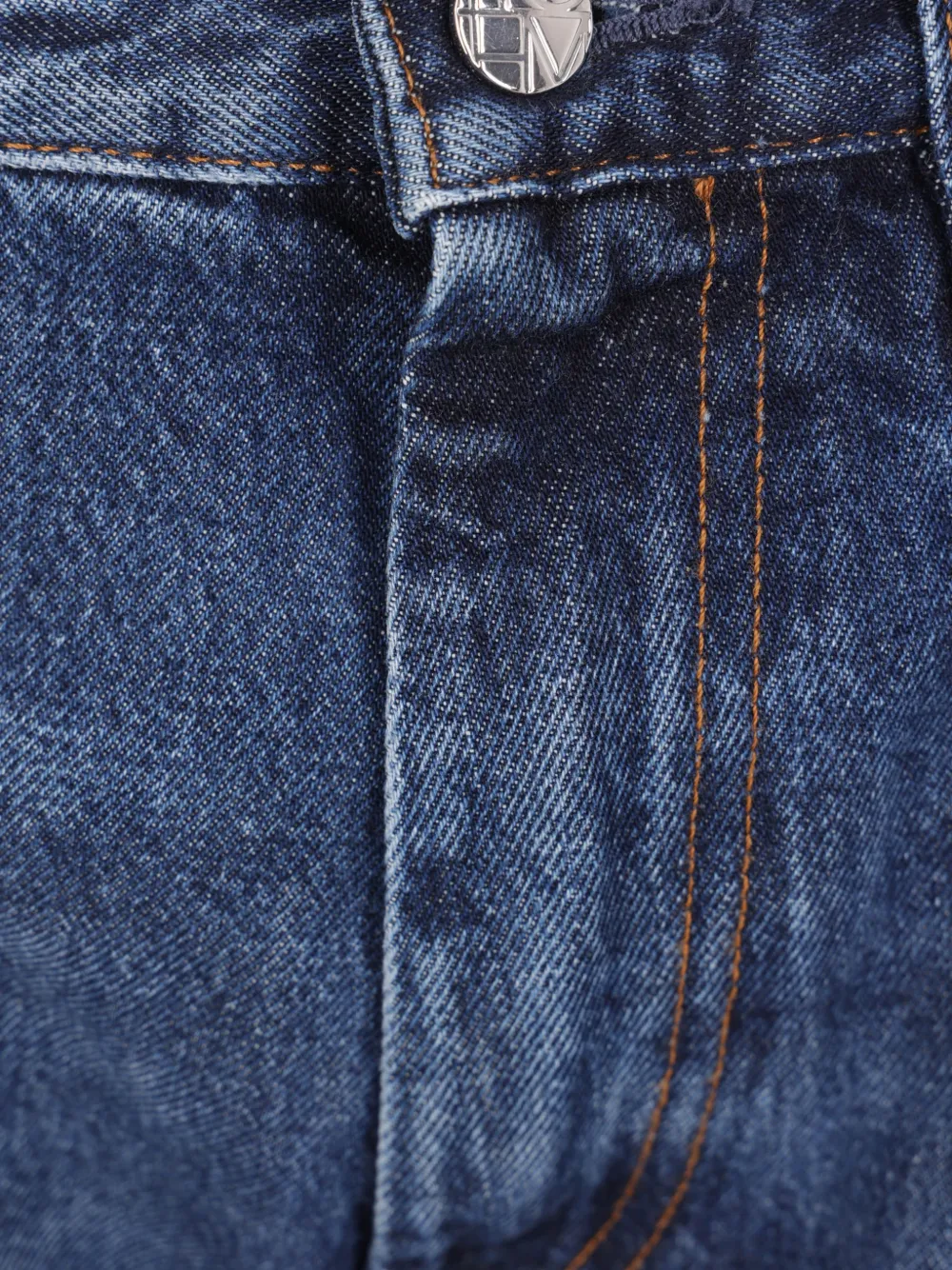 TOTEME Jeans met gedraaide naad en verwassen effect Blauw