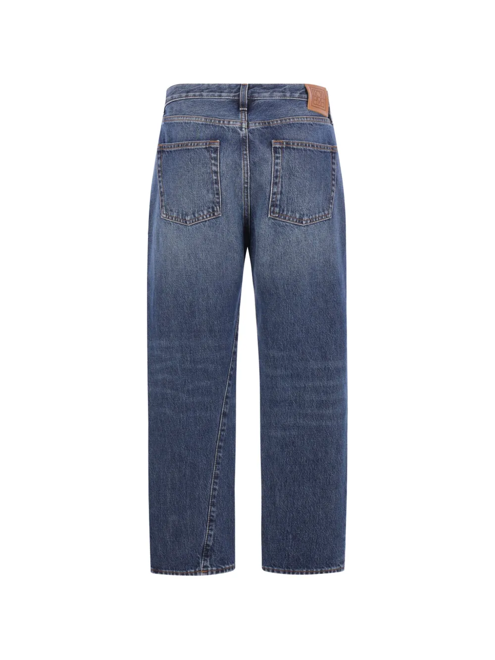TOTEME Jeans met gedraaide naad en verwassen effect Blauw