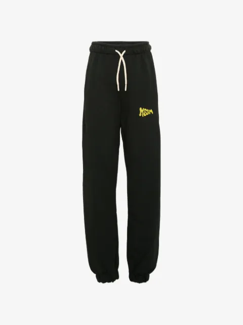 MSGM Kids Pantaloni sportivi con stampa