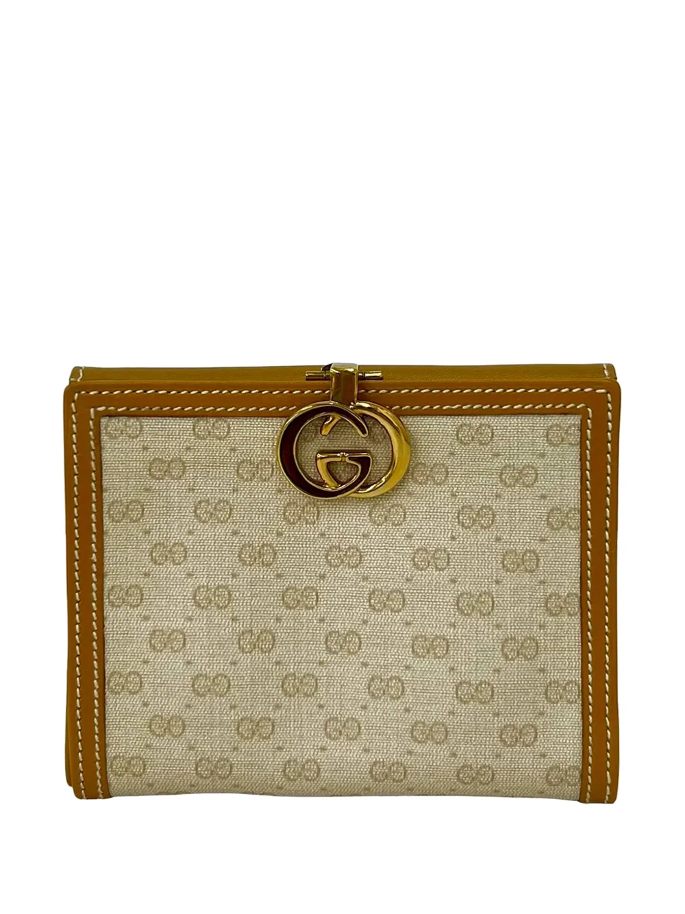 Gucci Pre-Owned Portafoglio bi-fold Micro GG Supreme XX secolo - Toni neutri
