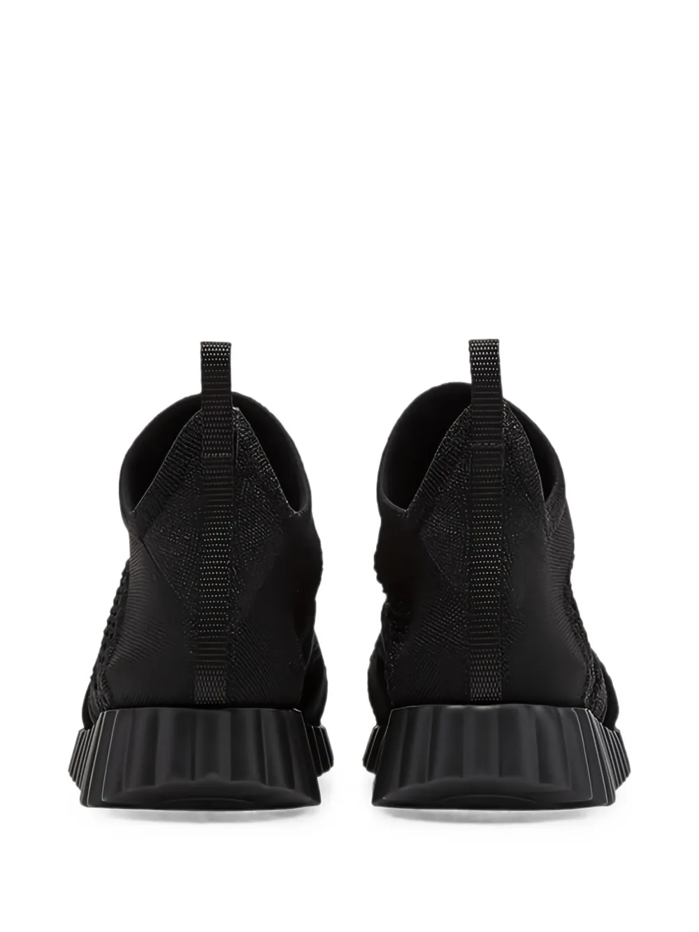 Ferragamo bow-embellished cut-out sneakers Zwart