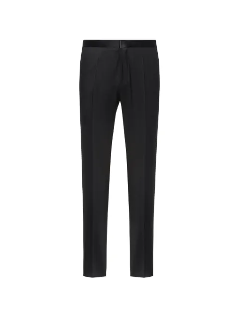 HUGO satin-waistband tailored trousers