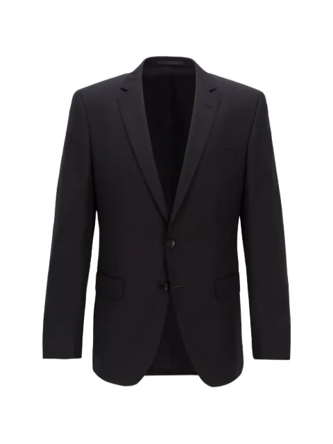 HUGO single-breasted notched-lapel jacket