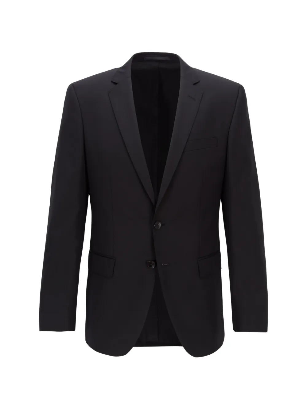 HUGO single-breasted notched-lapel jacket | negro | Image 1