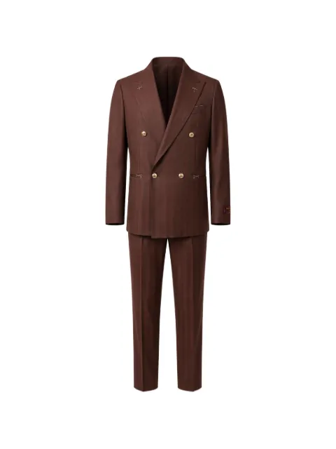 FRANZESE COLLECTION double-breasted wool suit