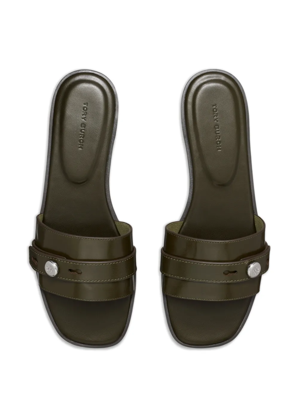 Tory Burch Romy slides Groen