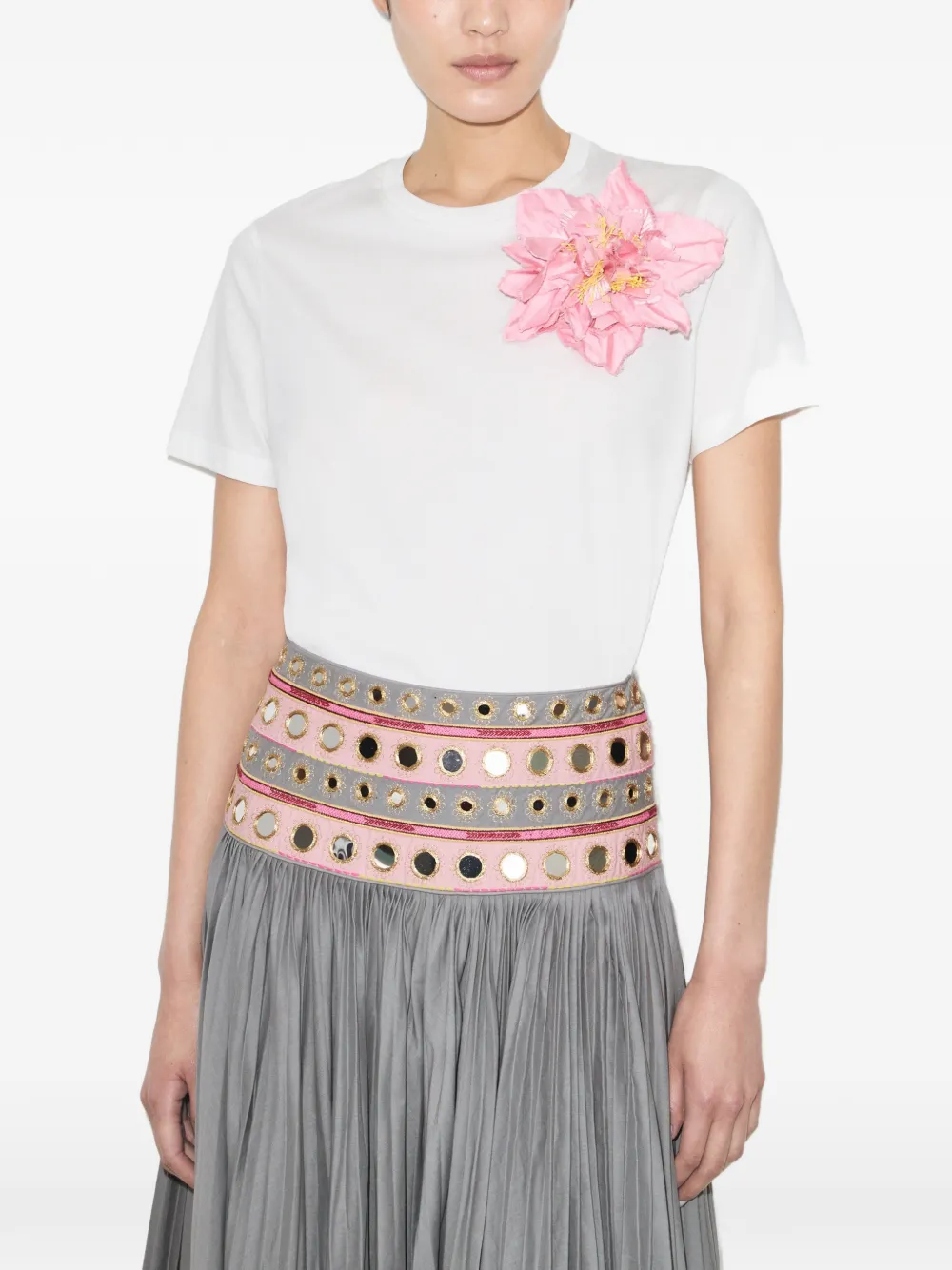 Tory Burch T-shirt met applicatie Wit