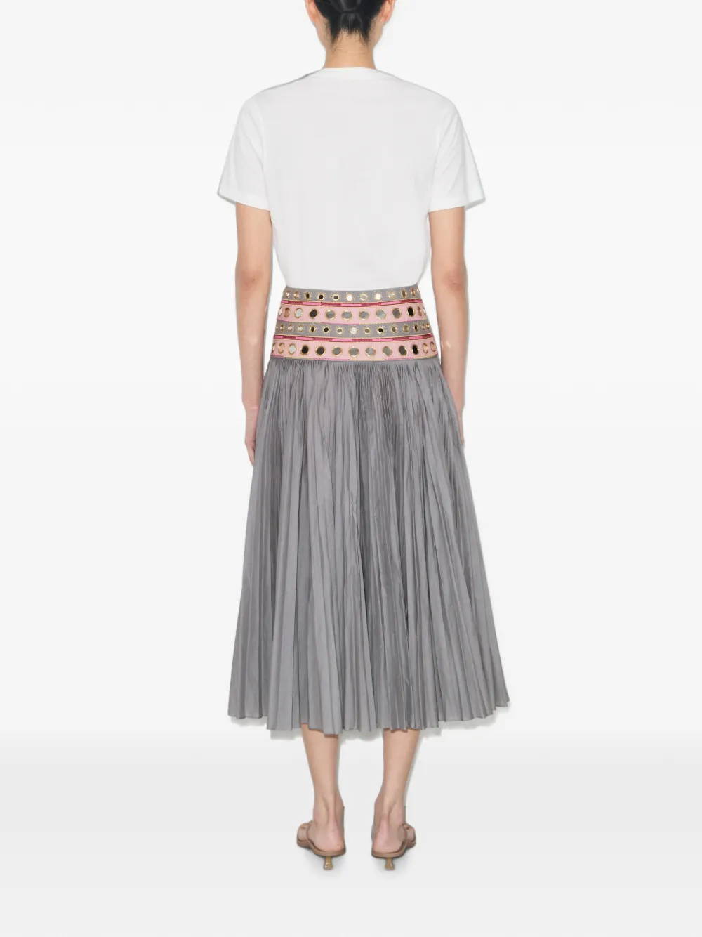 Tory Burch T-shirt met applicatie Wit