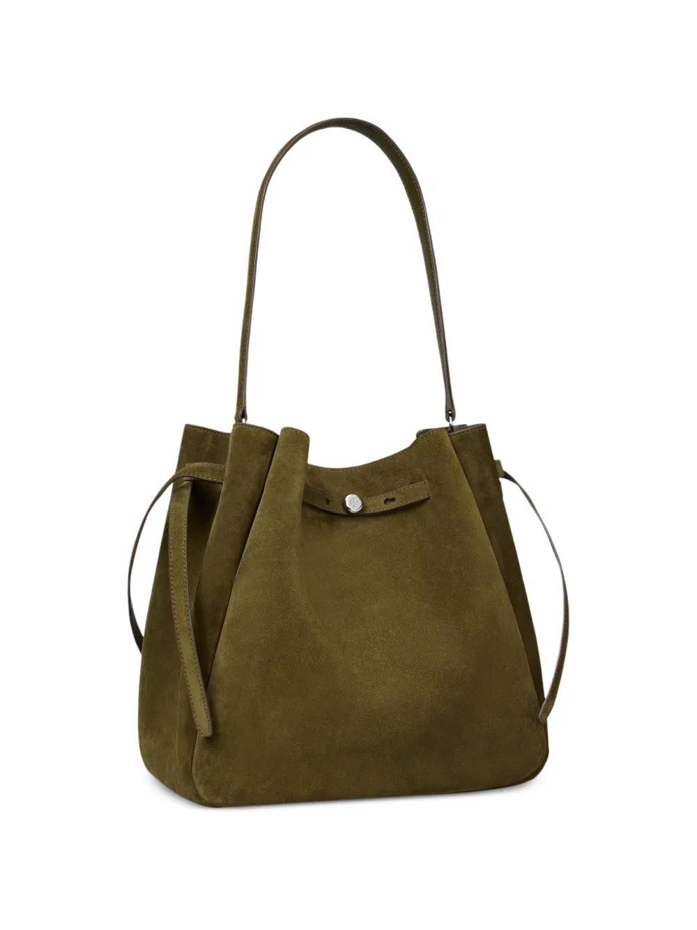 Tory Burch Grote Romy suède bucket-tas Groen