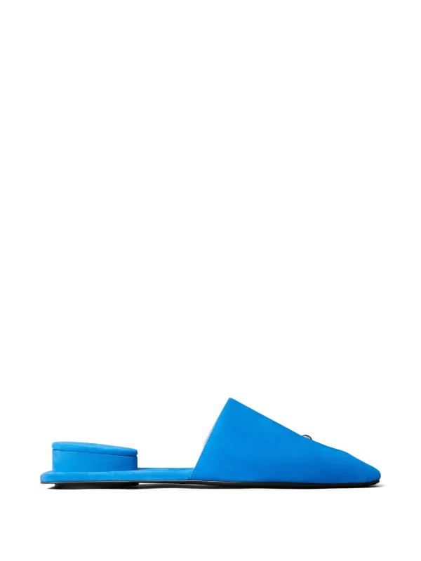 Tory Burch Pierced Mules in Blue