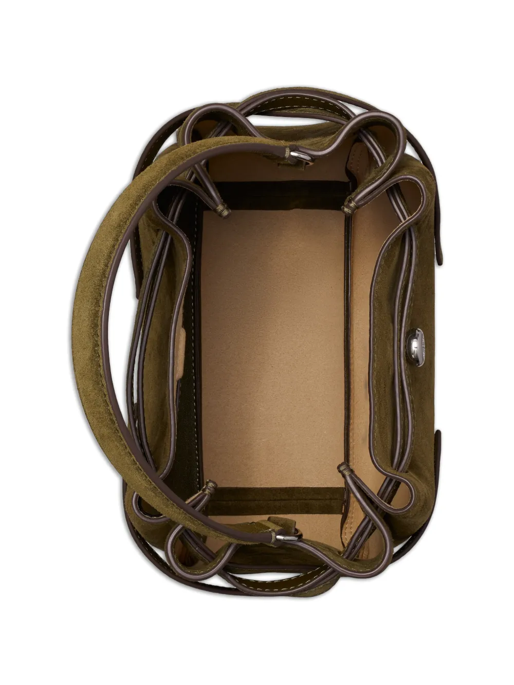 Tory Burch Romy suède bucket-tas Groen
