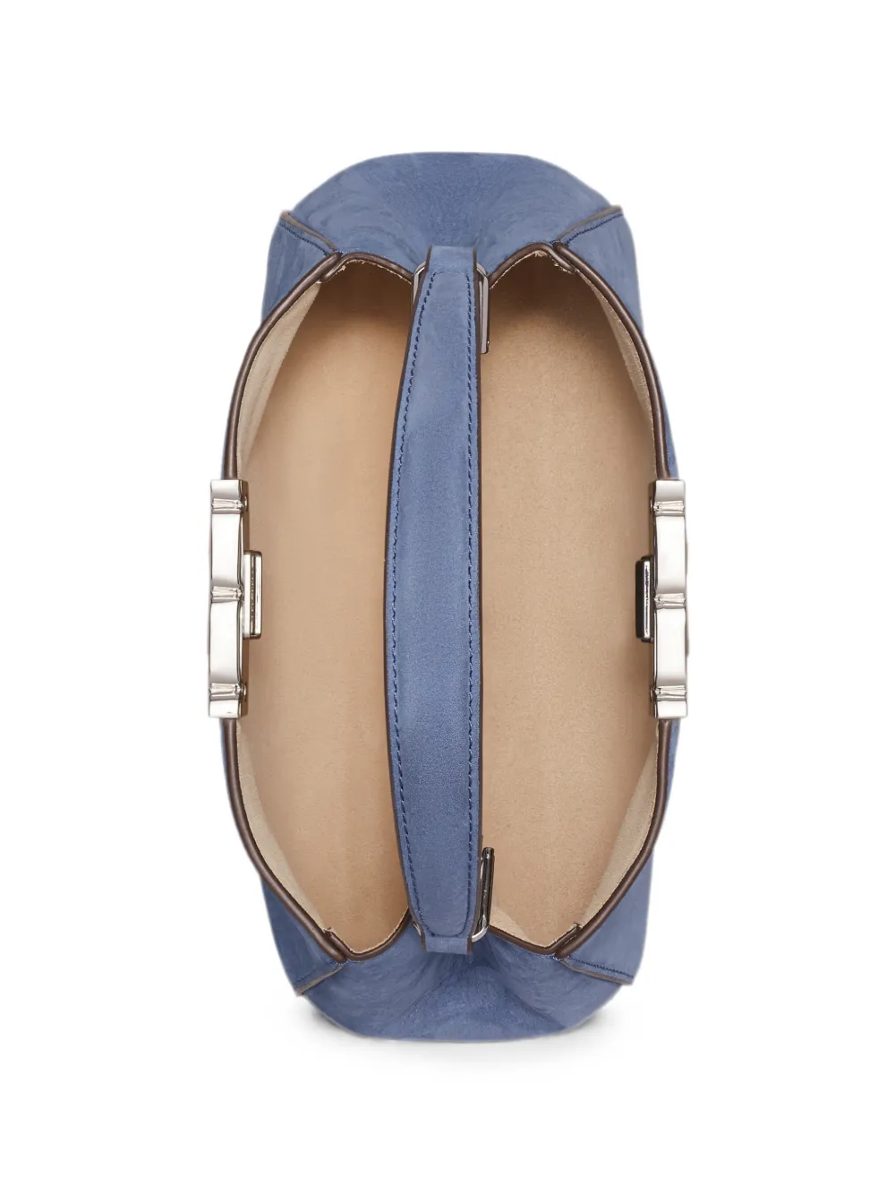 Tory Burch Eleanor nubuck mini-tas Blauw