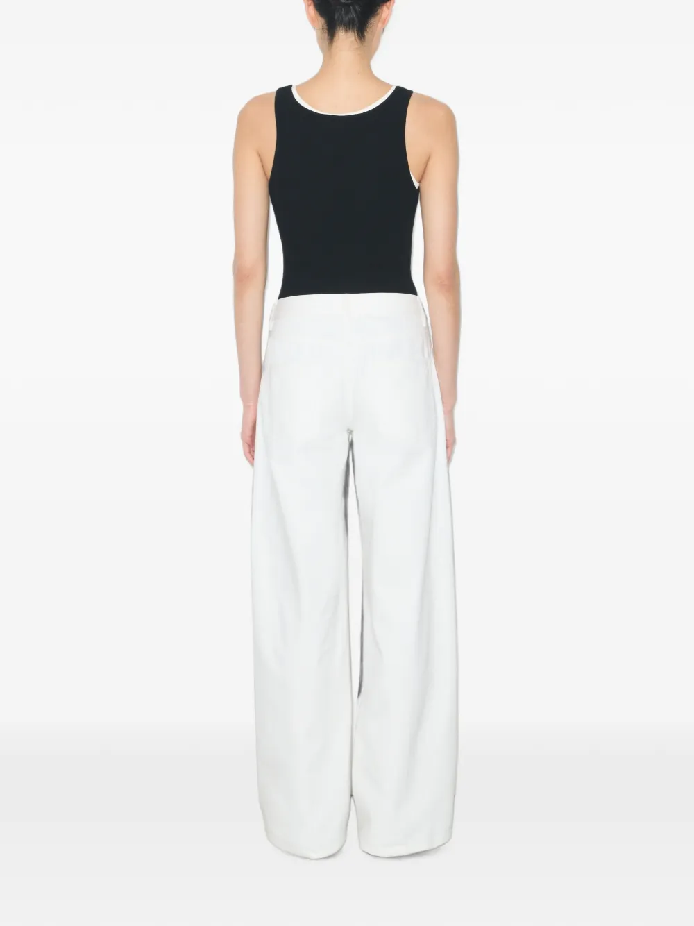 Tory Burch Viscose gebreide tanktop Zwart