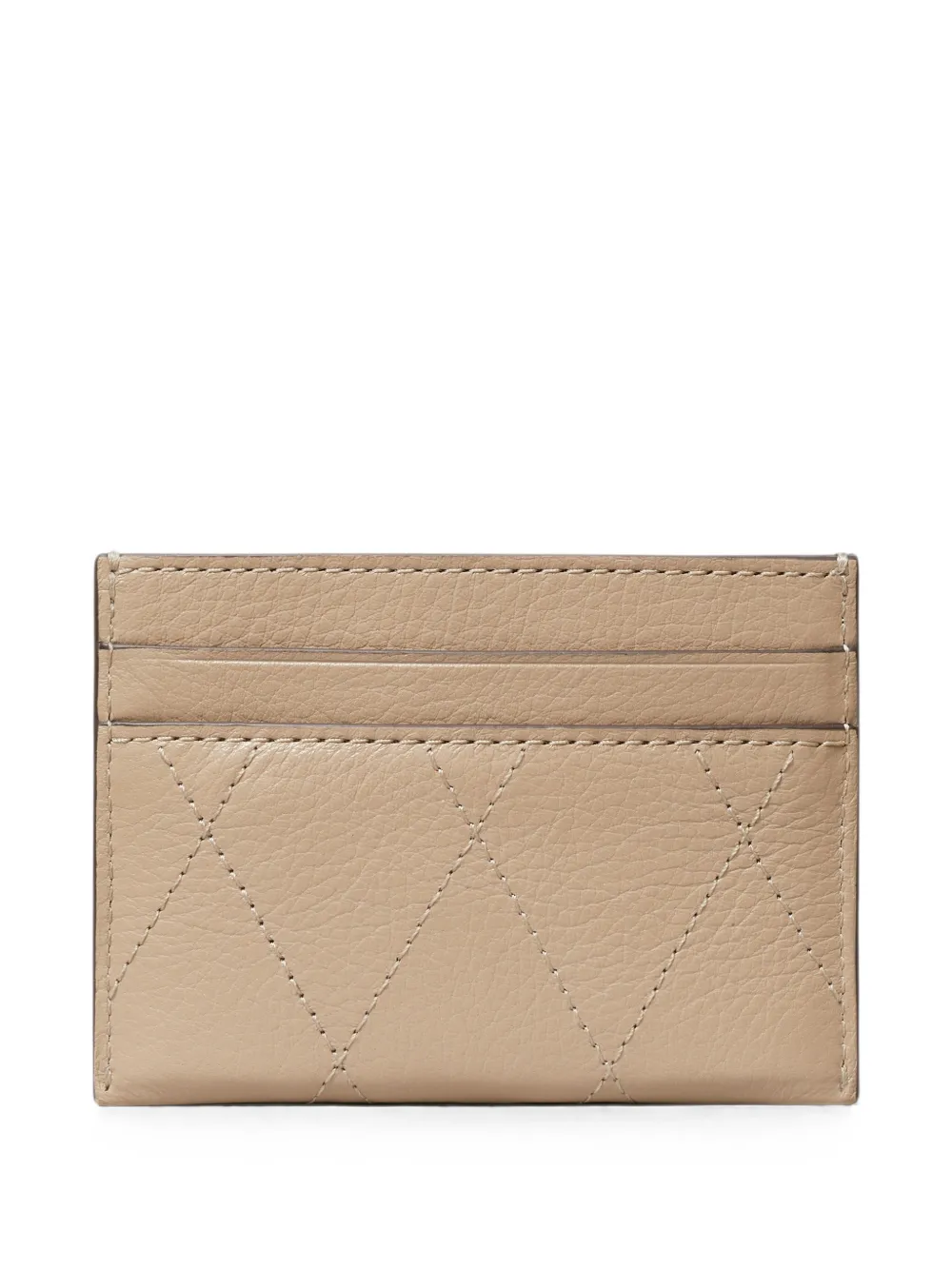 Tory Burch Charlie gewatteerde pasjeshouder Beige