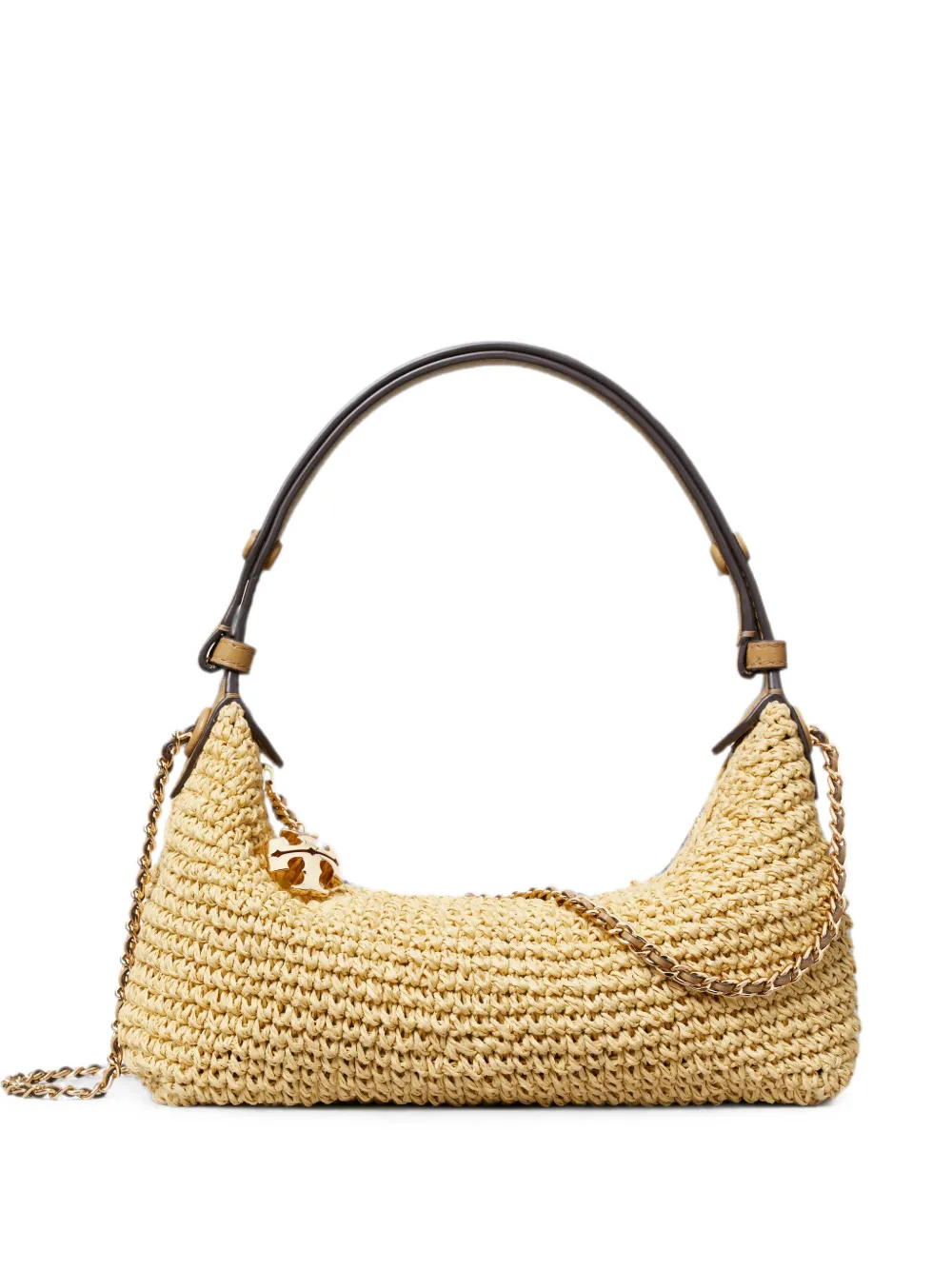Tory Burch Pochette Fleming all'uncinetto - Toni neutri
