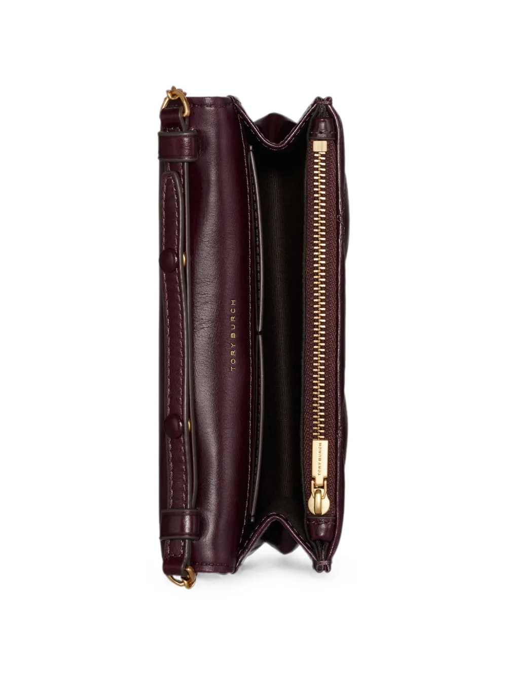 Tory Burch Kira gewatteerde mini-crossbodytas Rood