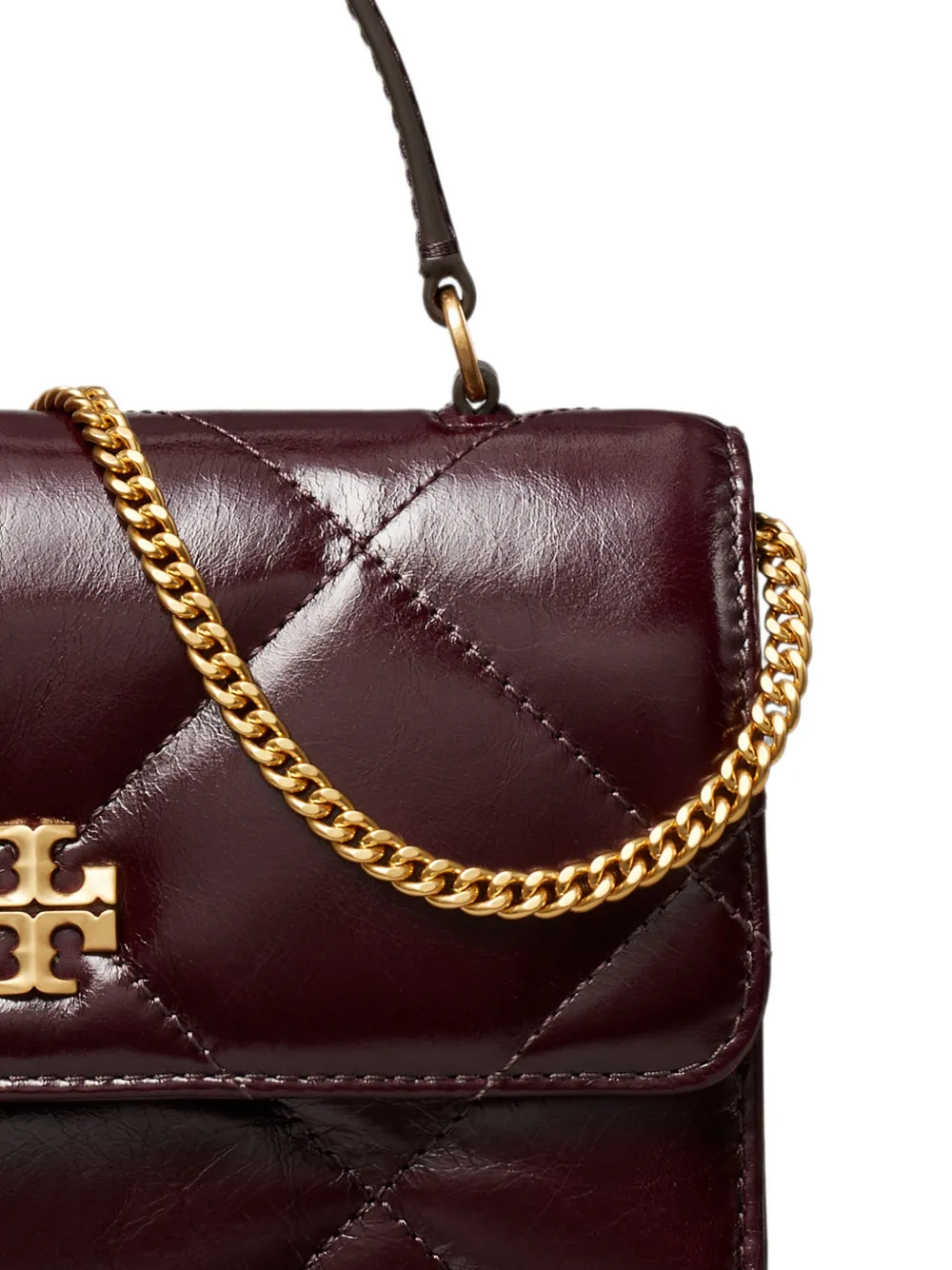 Tory Burch Kira gewatteerde mini-crossbodytas Rood