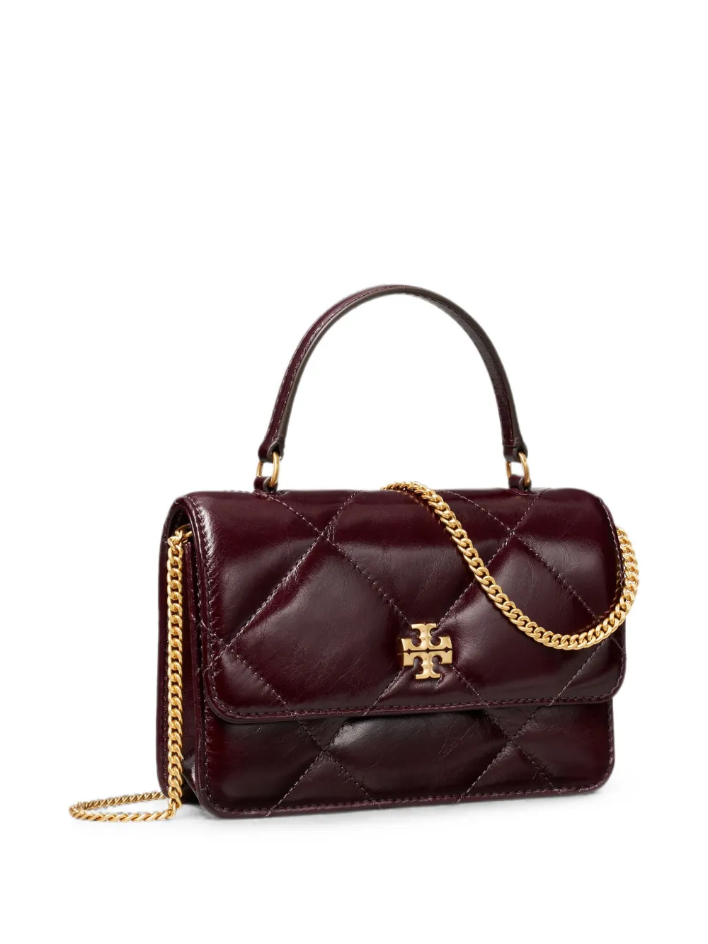 Tory Burch Kira gewatteerde mini-crossbodytas Rood
