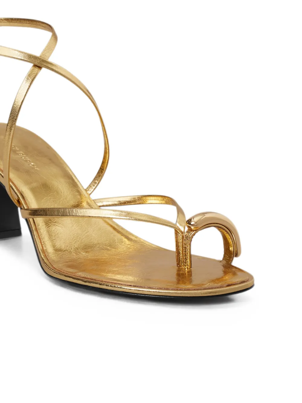 Tory Burch Pierced sandalen met meerdere bandjes Goud