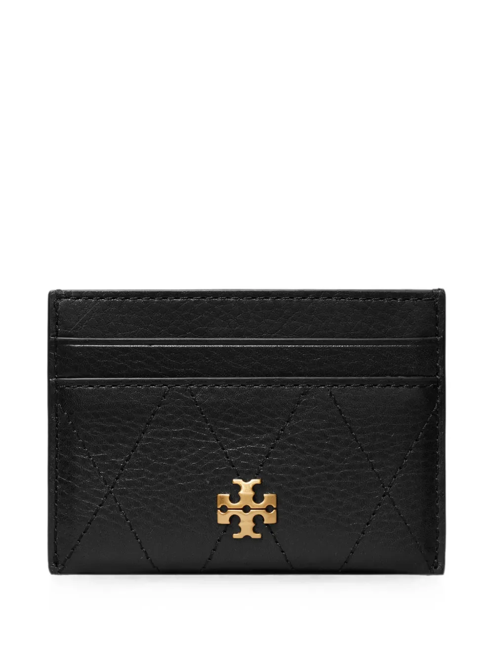 Tory Burch Portacarte trapuntato Charlie - Nero