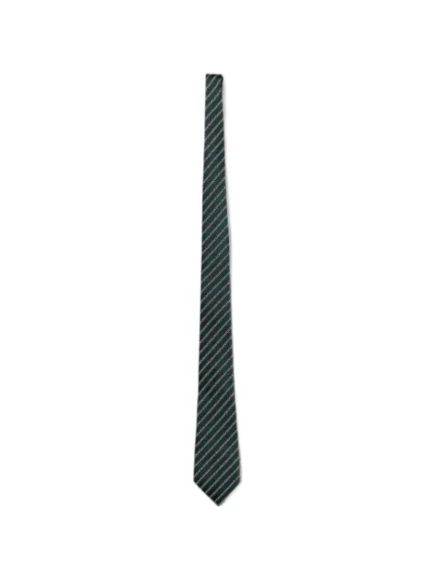 Zegna stripe silk tie