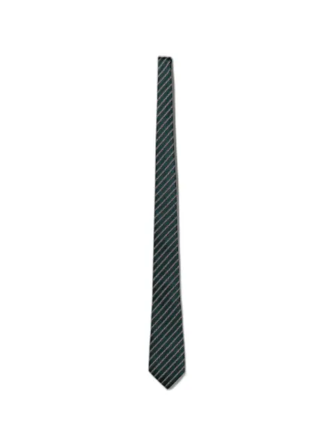 Zegna stripe silk tie