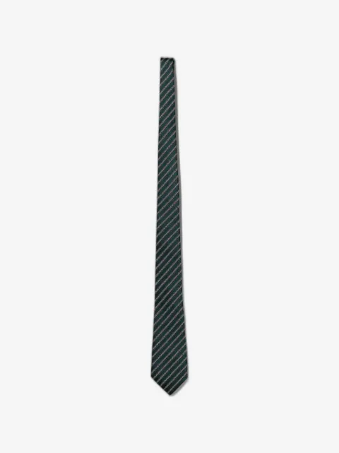 Zegna stripe silk tie