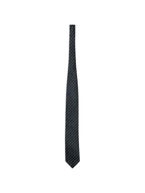 Zegna jacquard-stripe tie