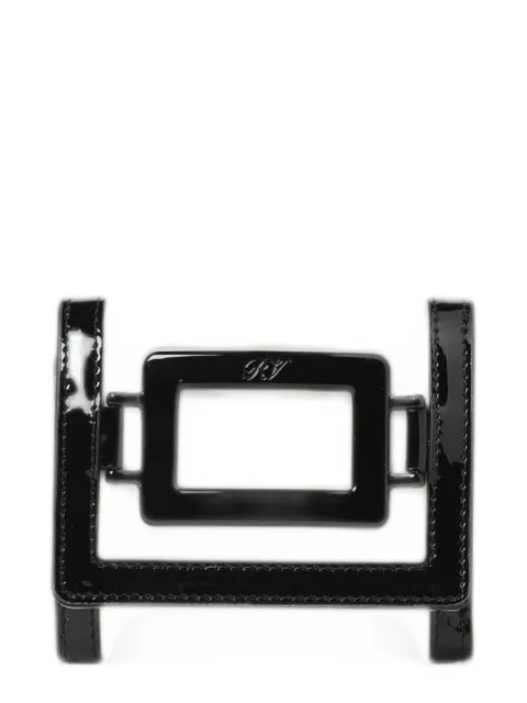 Roger Vivier Belle Vivier patent leather wallet