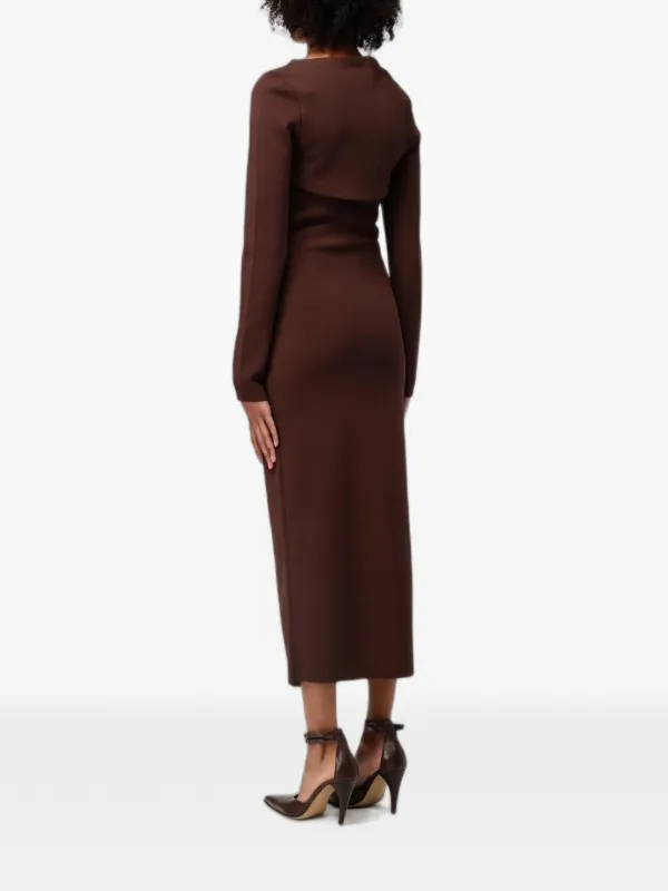 cult gaia long sleeve dress KERI GOWN
