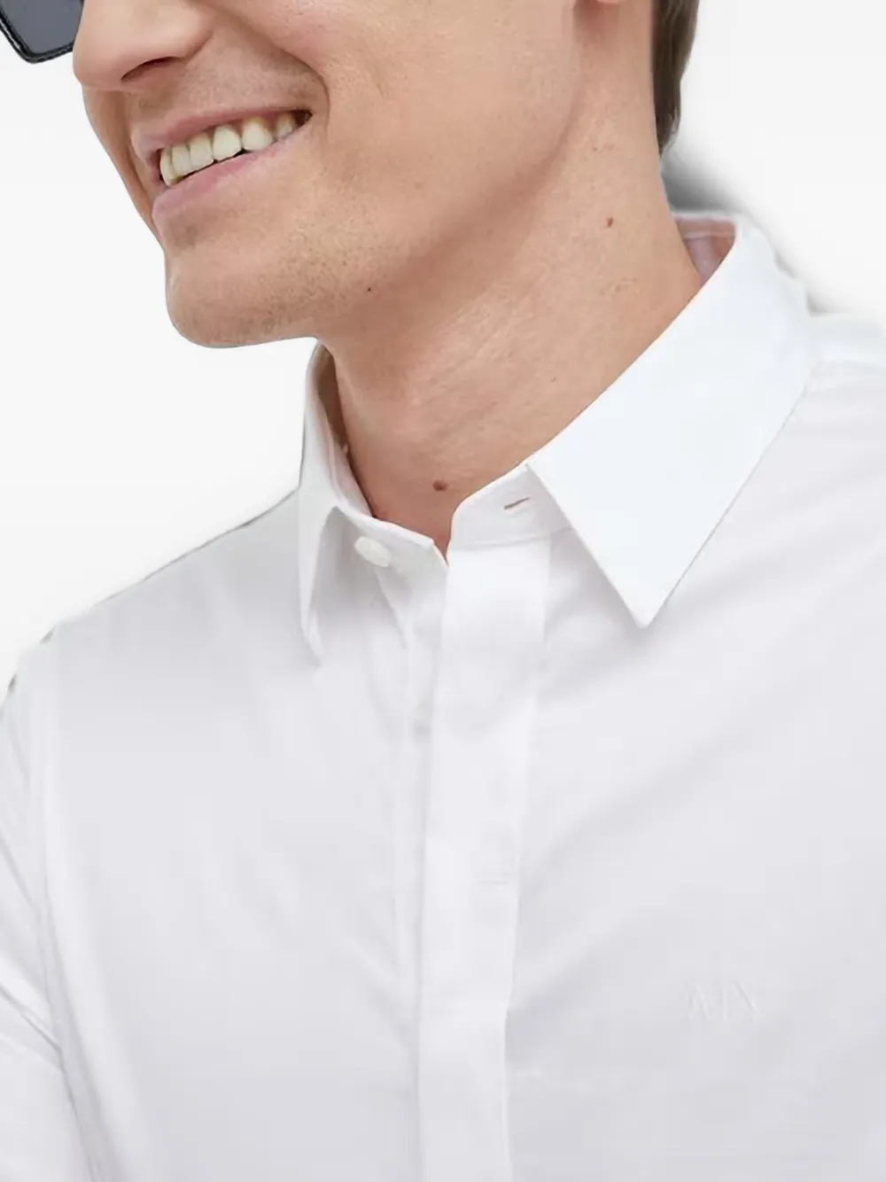 Armani Exchange Overhemd met lange mouwen Wit