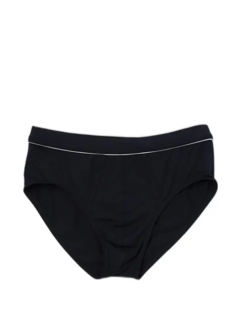 Zegna piped-trim briefs