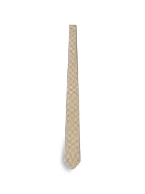 Ferragamo Gancini-pattern silk tie