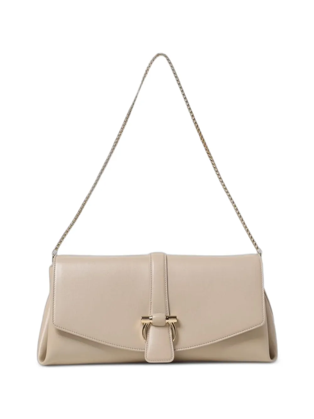 Ferragamo Mia leather shoulder bag - Toni neutri
