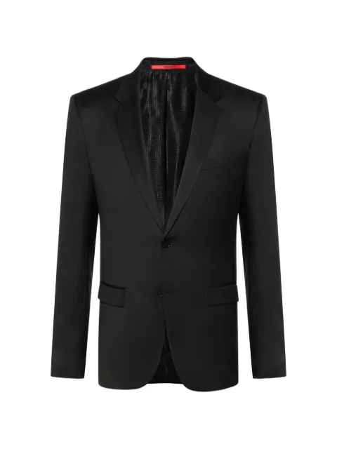 HUGO notch-lapel single-breasted jacket