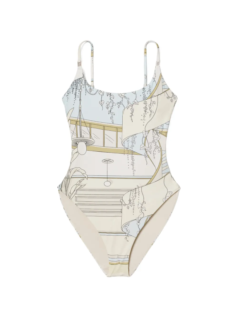 Tory Burch Costume da bagno con stampa - Toni neutri